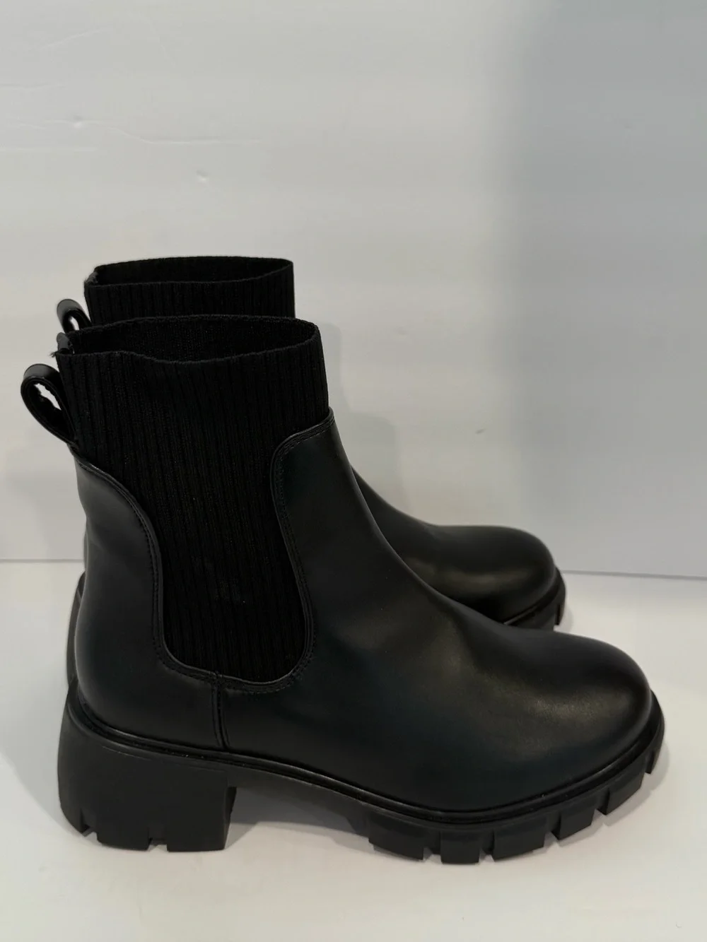 Steve Madden Hutch Black Ankle Boots Women's US 7.5